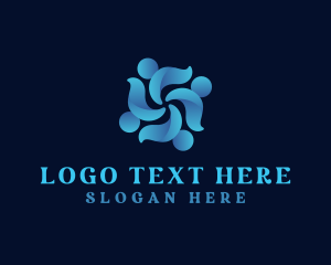 Human Resource - Human People Company logo design