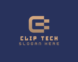 Tech Software Letter C logo design