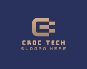 Tech Software Letter C logo design