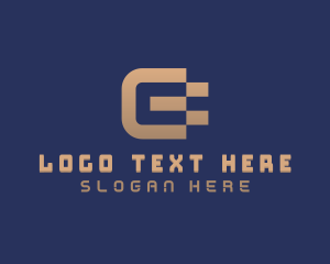 Digital Banking - Tech Software Letter C logo design
