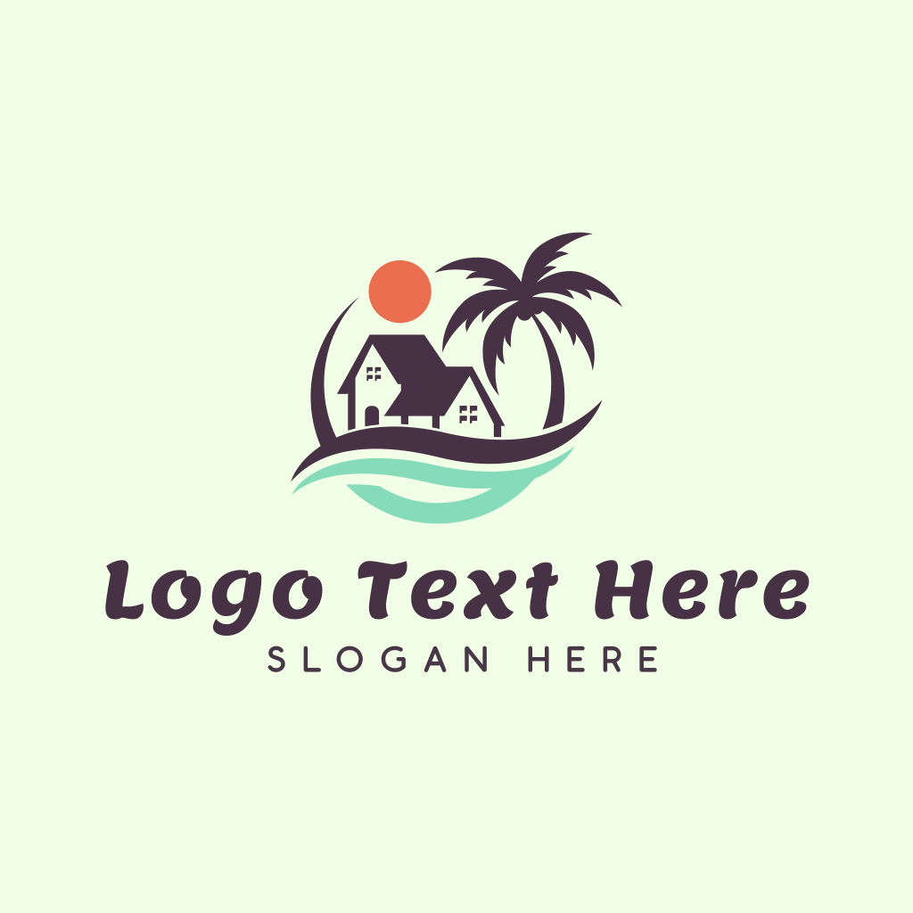 Beach Wave House Logo | BrandCrowd Logo Maker