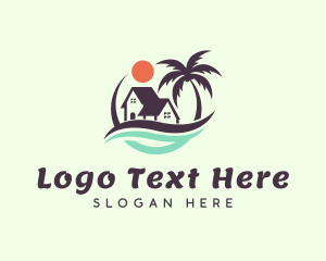 Beach - Beach Wave House logo design