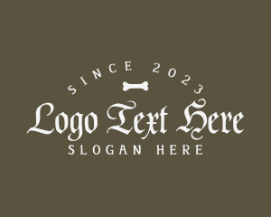 Rustic - Gothic Brewery Business logo design