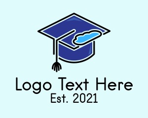 Graduate - Academic Cloud Storage logo design