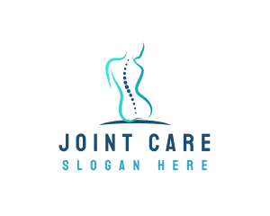 Orthopedic - Spine Human Health logo design