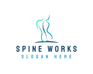 Spine - Spine Human Health logo design