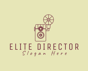 Director - Retro Photography Camera logo design