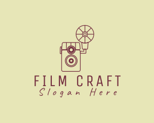 Cinematography - Retro Photography Camera logo design