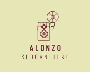 Retro Photography Camera logo design