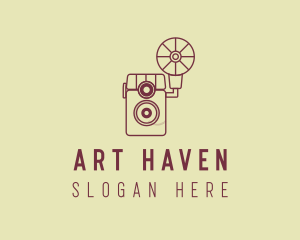 Retro Photography Camera logo design