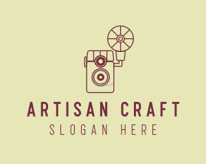 Retro Photography Camera logo design