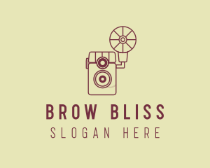 Retro Photography Camera logo design