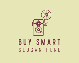 Retro Photography Camera logo design