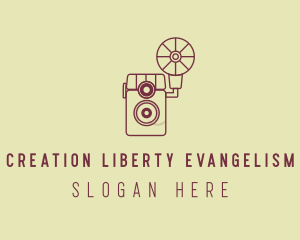 Retro Photography Camera logo design