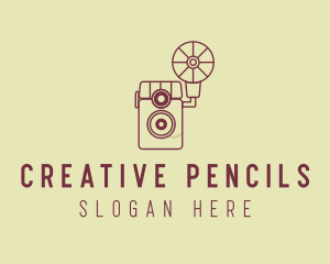 Retro Photography Camera logo design