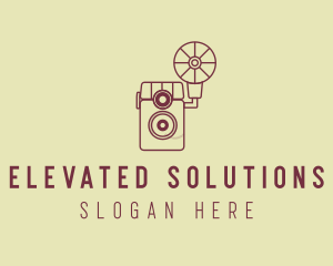 Retro Photography Camera logo design