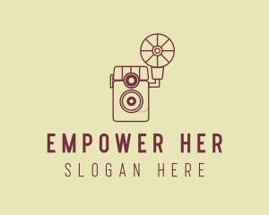 Retro Photography Camera logo design