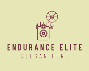 Retro Photography Camera logo design