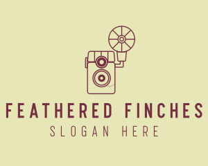 Retro Photography Camera logo design