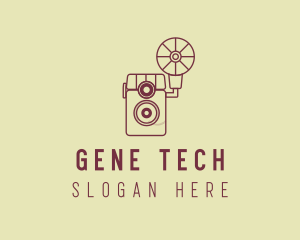 Retro Photography Camera logo design