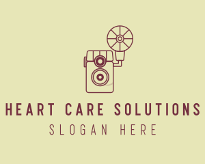 Retro Photography Camera logo design