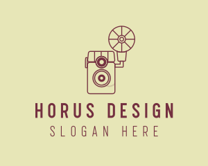 Retro Photography Camera logo design