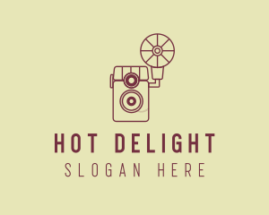 Retro Photography Camera logo design