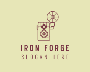 Retro Photography Camera logo design