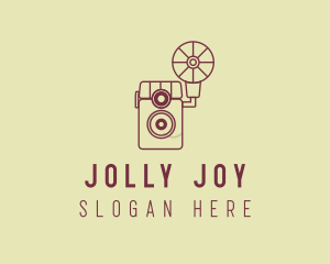 Retro Photography Camera logo design