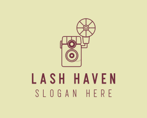 Retro Photography Camera logo design