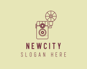 Retro Photography Camera logo design