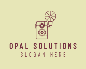 Retro Photography Camera logo design