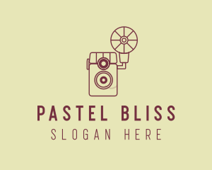 Retro Photography Camera logo design