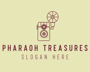 Retro Photography Camera logo design