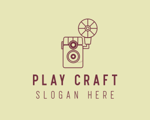 Retro Photography Camera logo design