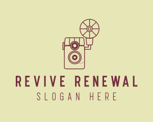 Retro Photography Camera logo design