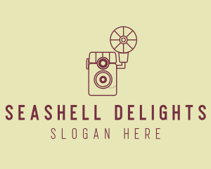 Retro Photography Camera logo design