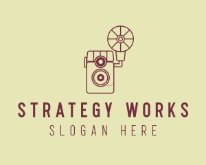 Retro Photography Camera logo design