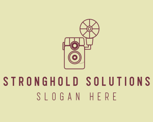 Retro Photography Camera logo design