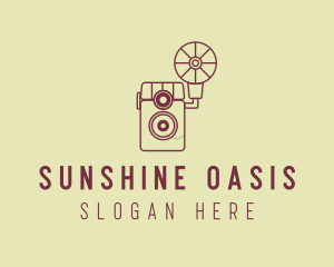 Retro Photography Camera logo design