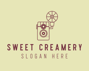 Retro Photography Camera logo design