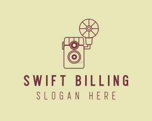 Retro Photography Camera logo design