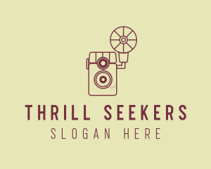 Retro Photography Camera logo design