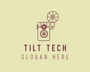 Retro Photography Camera logo design