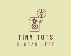 Retro Photography Camera logo design