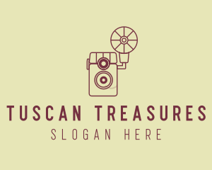 Retro Photography Camera logo design