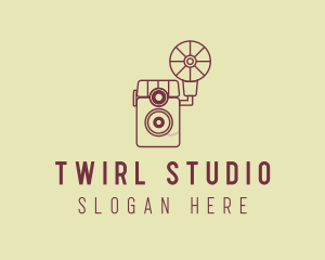 Retro Photography Camera logo design