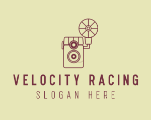 Retro Photography Camera logo design