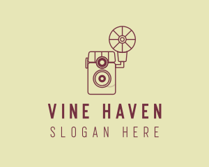 Retro Photography Camera logo design