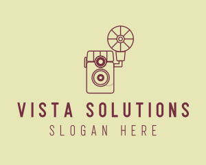 Retro Photography Camera logo design